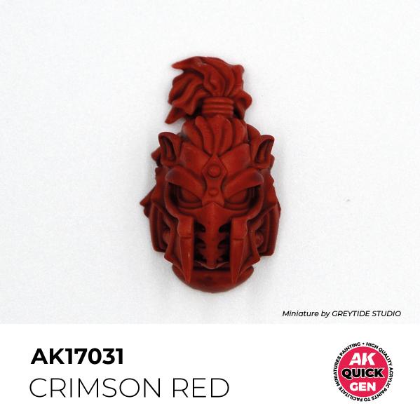 AK-Interactive: Quick Gen Acrylic Contrast - Crimson Red 18 ml