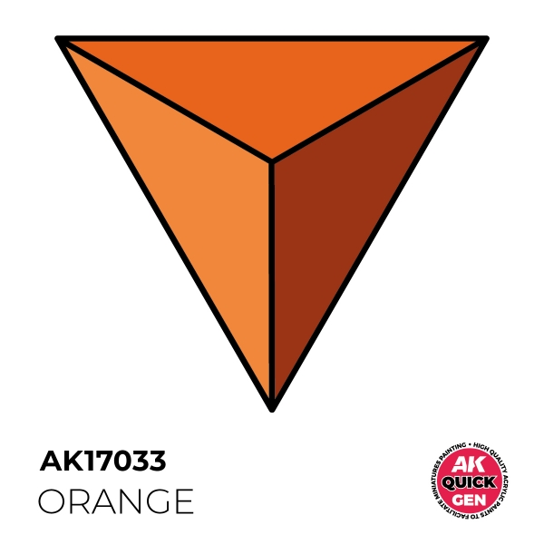 AK-Interactive: Quick Gen Acrylic Contrast - Orange 18 ml