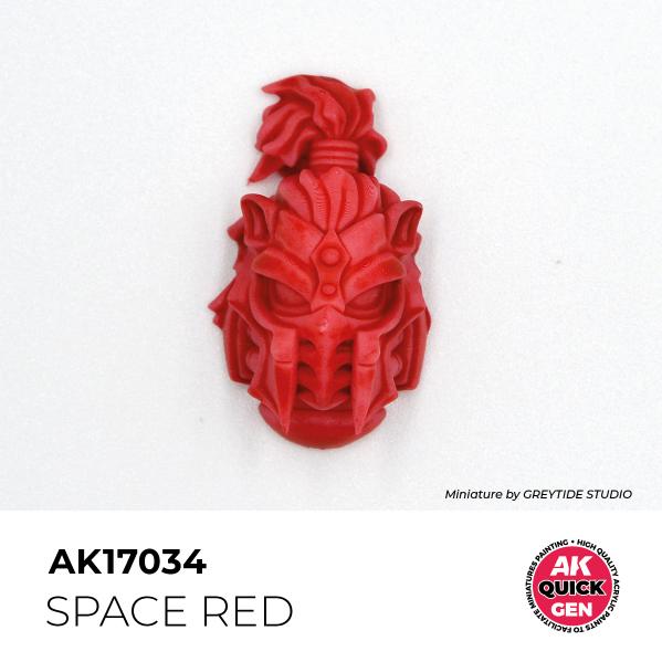 AK-Interactive: Quick Gen Acrylic Contrast - Space Red 18 ml