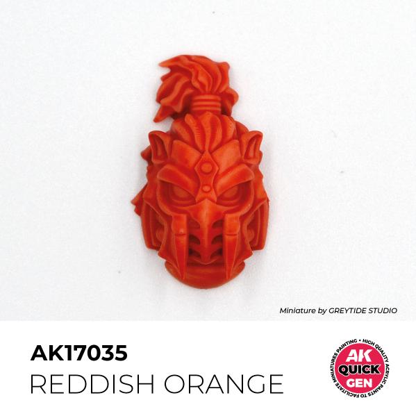 AK-Interactive: Quick Gen Acrylic Contrast - Reddish Orange 18 ml