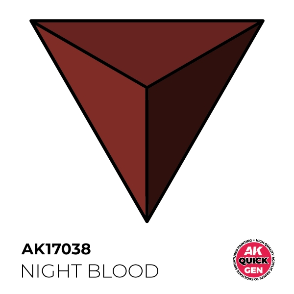 AK-Interactive: Quick Gen Acrylic Contrast - Night Blood 18 ml