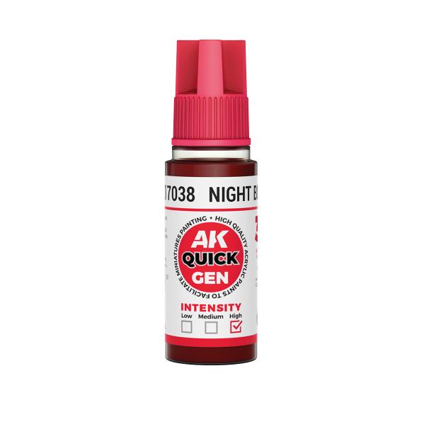 AK-Interactive: Quick Gen Acrylic Contrast - Night Blood 18 ml
