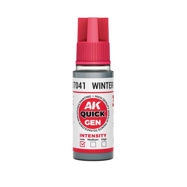 AK-Interactive: Quick Gen Acrylic Contrast - Winter Grey 18 ml