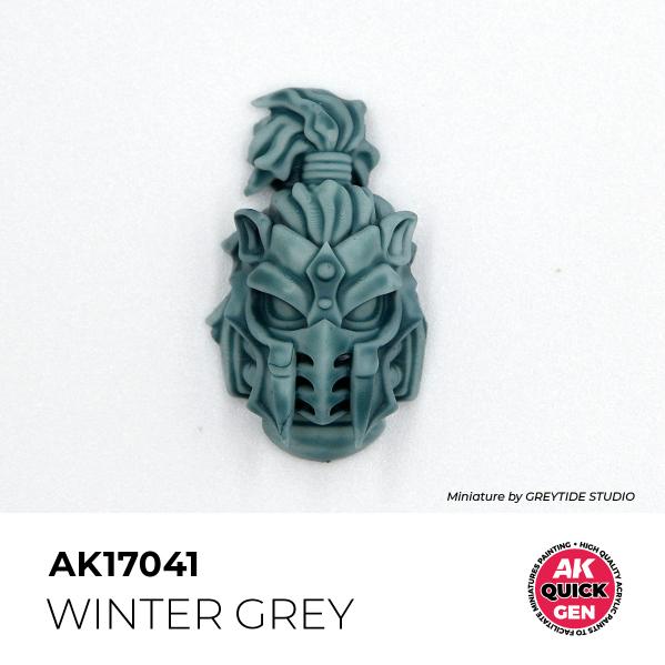 AK-Interactive: Quick Gen Acrylic Contrast - Winter Grey 18 ml