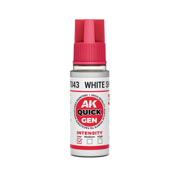 AK-Interactive: Quick Gen Acrylic Contrast - White Shadow 18 ml