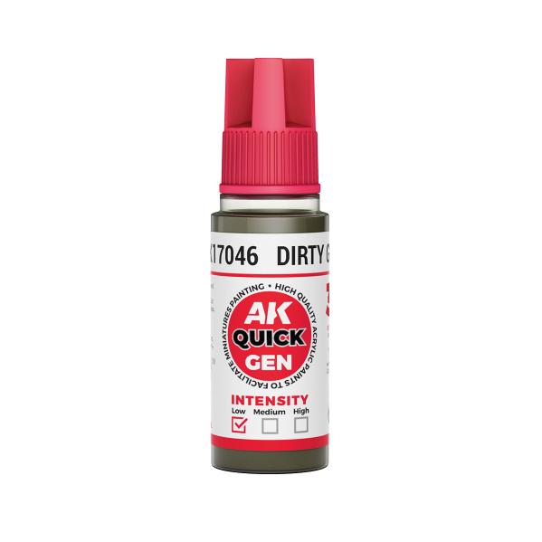 AK-Interactive: Quick Gen Acrylic Contrast - Dirty Grey 18 ml