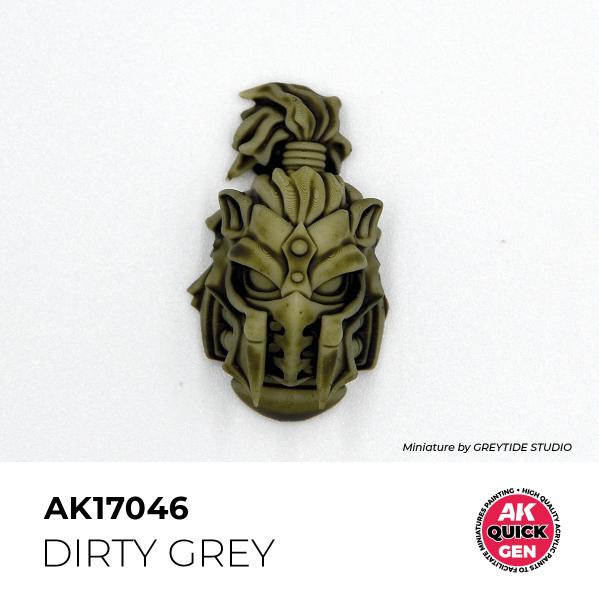 AK-Interactive: Quick Gen Acrylic Contrast - Dirty Grey 18 ml