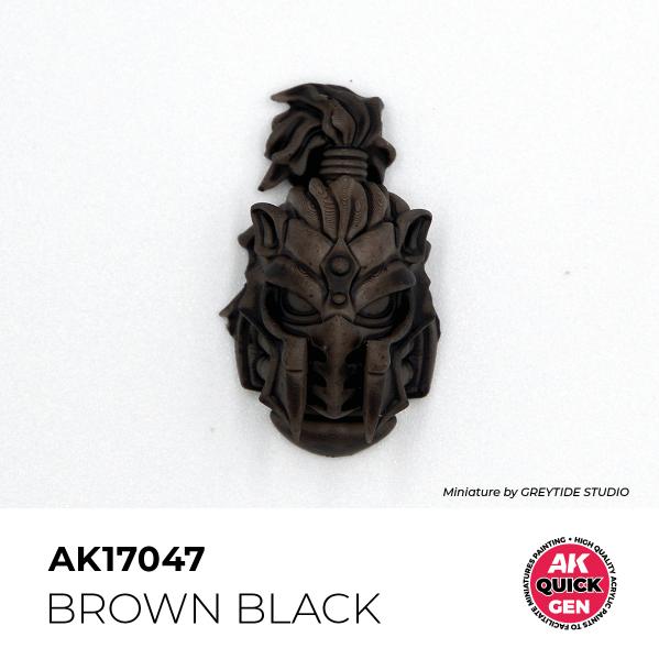 AK-Interactive: Quick Gen Acrylic Contrast - Brown Black 18 ml