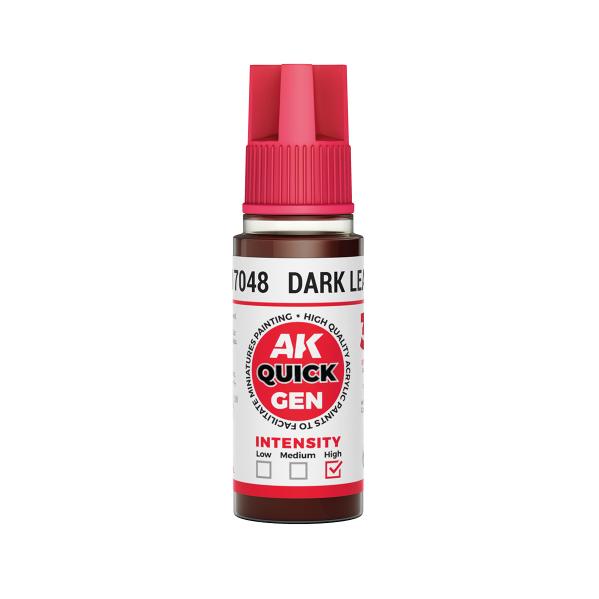 AK-Interactive: Quick Gen Acrylic Contrast - Dark Leather 18 ml