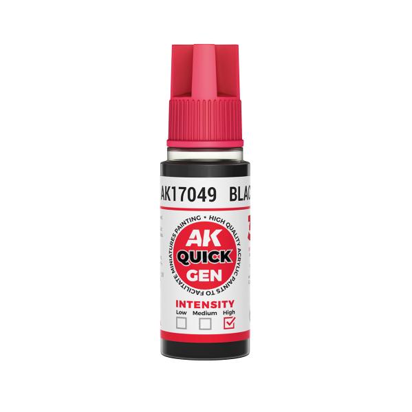 AK-Interactive: Quick Gen Acrylic Contrast - Black 18 ml
