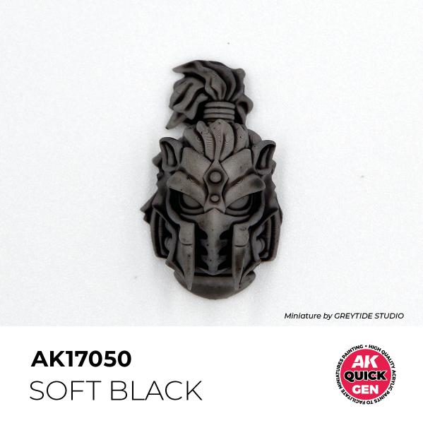 AK-Interactive: Quick Gen Acrylic Contrast - Soft Black 18 ml