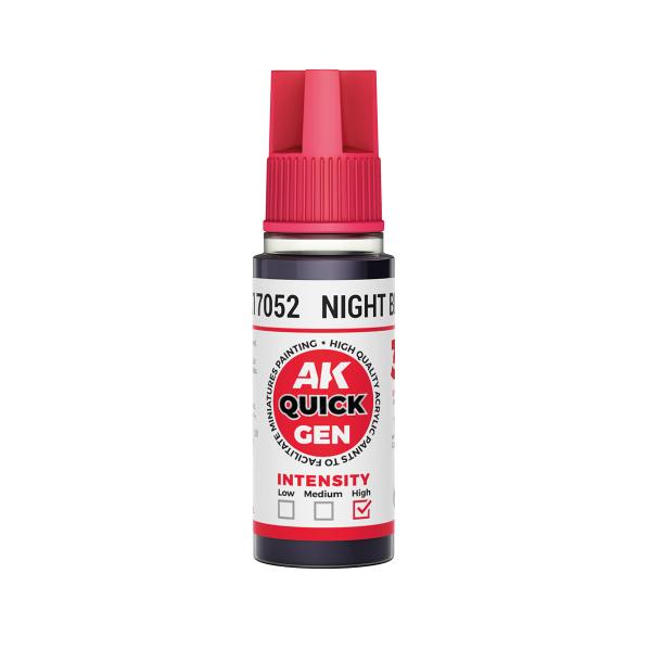 AK-Interactive: Quick Gen Acrylic Contrast - Night Black 18 ml