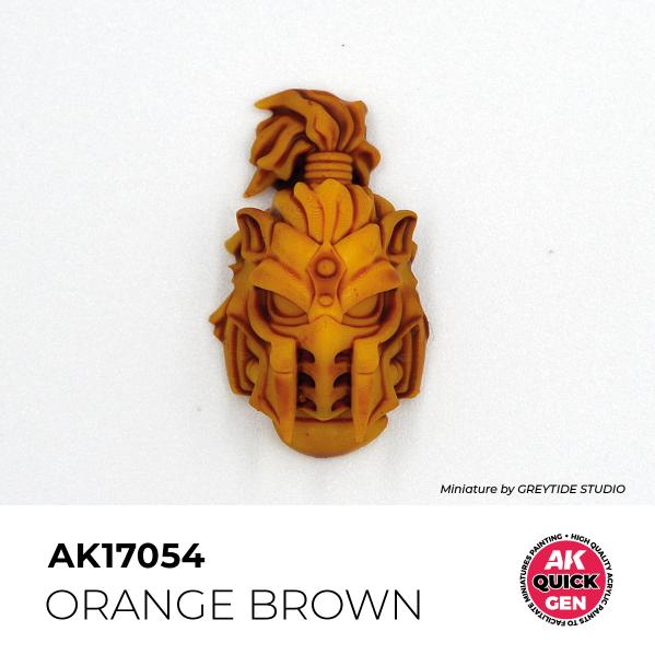 AK-Interactive: Quick Gen Acrylic Contrast - Orange Brown 18 ml