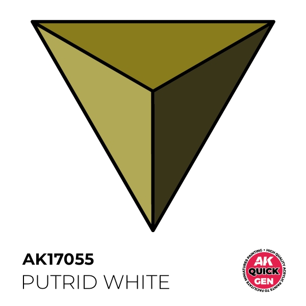 AK-Interactive: Quick Gen Acrylic Contrast - Putrid White 18 ml