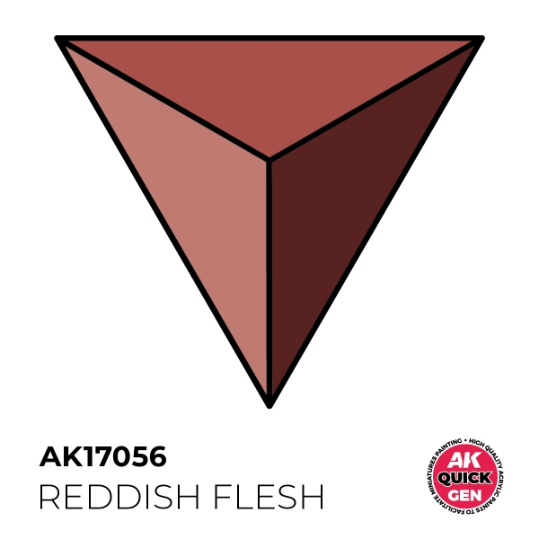 AK-Interactive: Quick Gen Acrylic Contrast - Reddish Flesh 18 ml