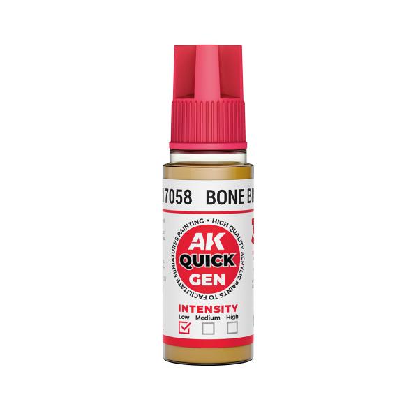 AK-Interactive: Quick Gen Acrylic Contrast - Bone Brown 18 ml