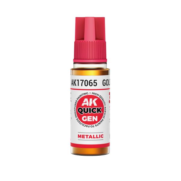 AK-Interactive: Quick Gen Acrylic Contrast - Gold 18 ml
