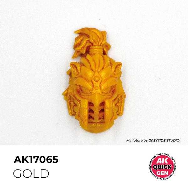 AK-Interactive: Quick Gen Acrylic Contrast - Gold 18 ml