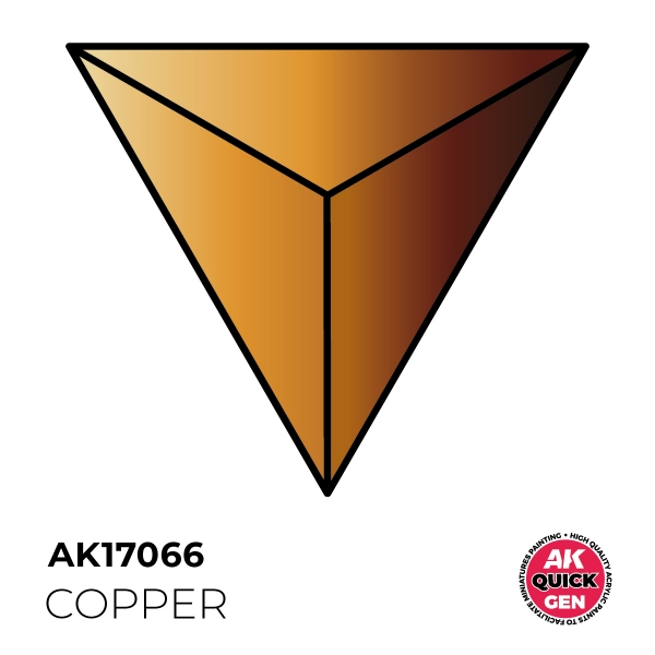 AK-Interactive: Quick Gen Acrylic Contrast - Copper 18 ml