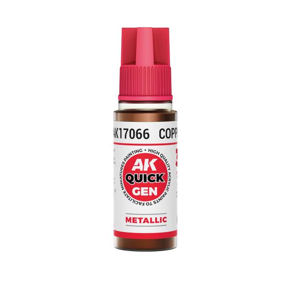AK-Interactive: Quick Gen Acrylic Contrast - Copper 18 ml