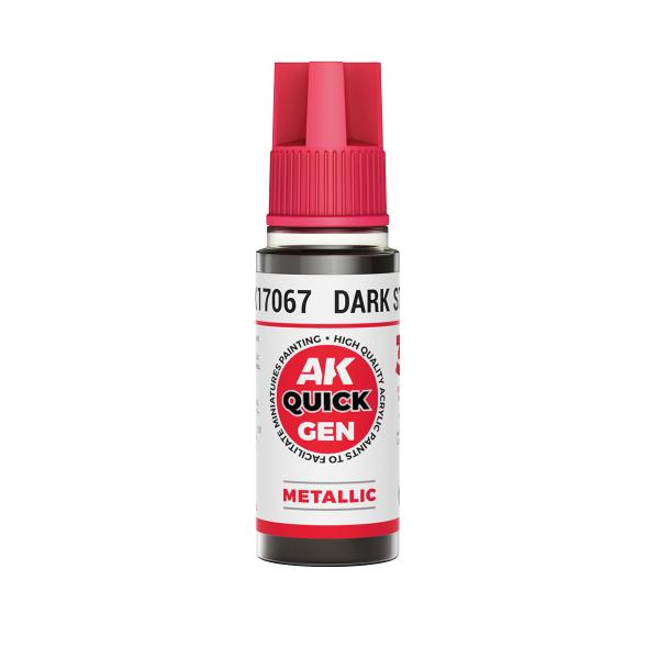 AK-Interactive: Quick Gen Acrylic Contrast - Dark Steal 18 ml