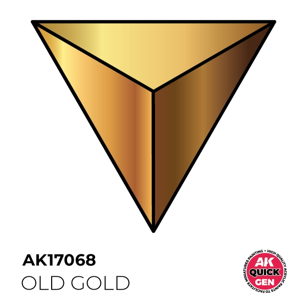AK-Interactive: Quick Gen Acrylic Contrast - Old Gold 18 ml
