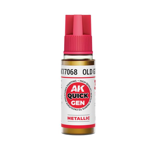 AK-Interactive: Quick Gen Acrylic Contrast - Old Gold 18 ml