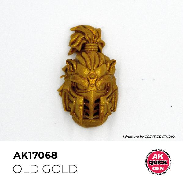 AK-Interactive: Quick Gen Acrylic Contrast - Old Gold 18 ml