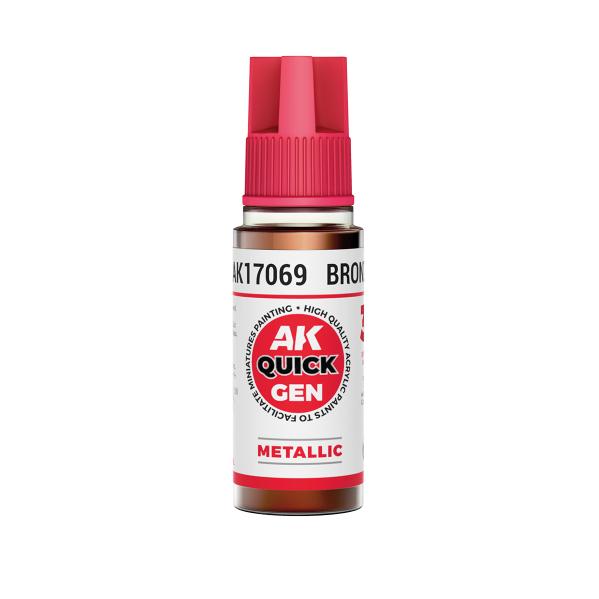 AK-Interactive: Quick Gen Acrylic Contrast - Bronze 18 ml