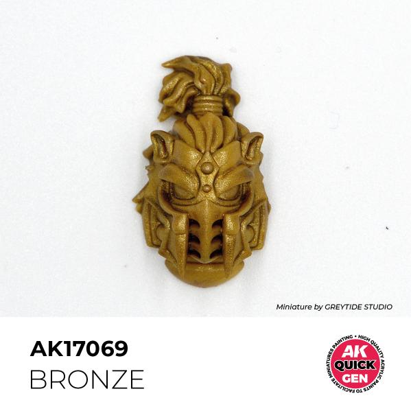 AK-Interactive: Quick Gen Acrylic Contrast - Bronze 18 ml