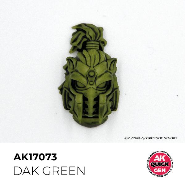 AK-Interactive: Quick Gen Acrylic Contrast - Dak Green 18 ml