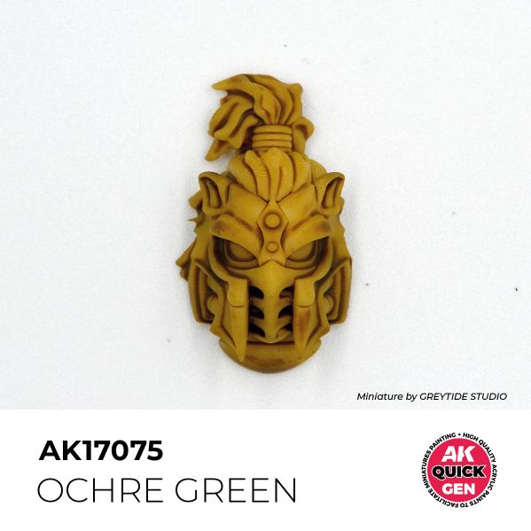 AK-Interactive: Quick Gen Acrylic Contrast - Ochre Green 18 ml
