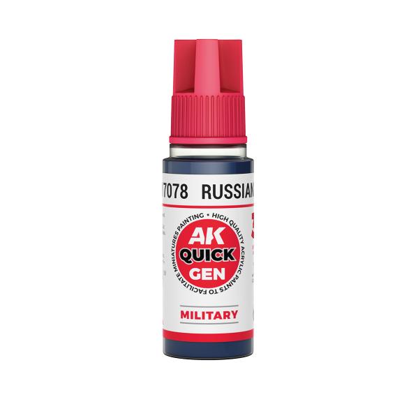 AK-Interactive: Quick Gen Acrylic Contrast - Russian Blue 18 ml