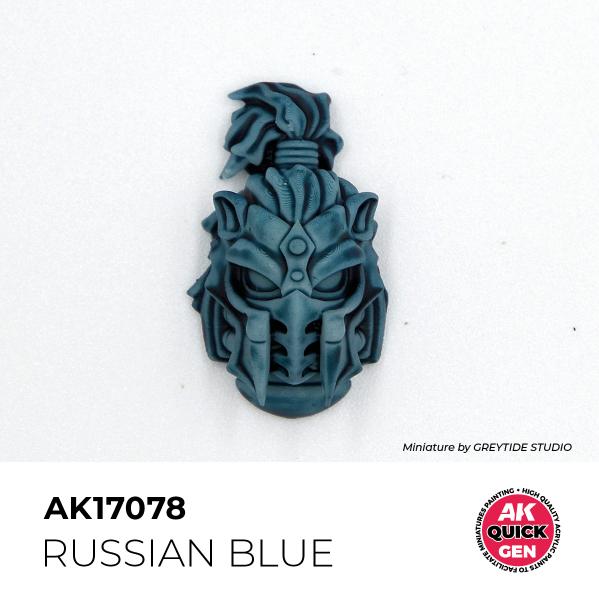 AK-Interactive: Quick Gen Acrylic Contrast - Russian Blue 18 ml