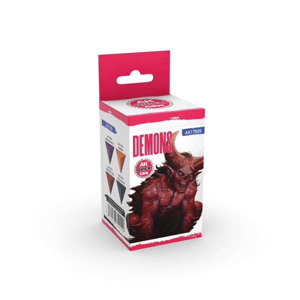 AK-Interactive: Quick Gen Acrylic Contrast -Demons (Quick Gen Set)