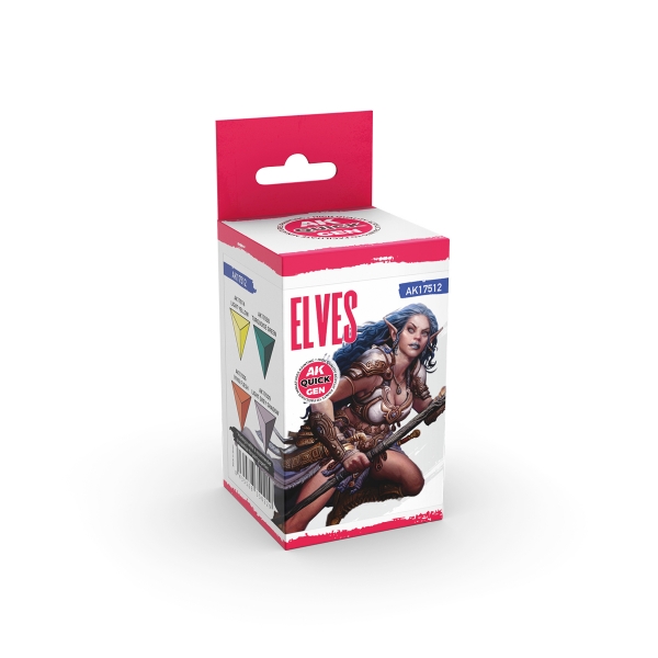 AK-Interactive: Quick Gen Acrylic Contrast -Elves (Quick Gen Set)
