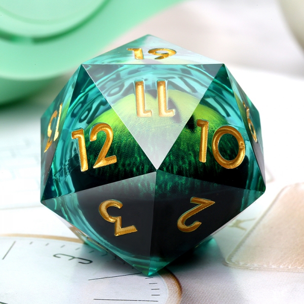 Dice Habit Jumbo D20 Spindown Counter (Dragon Eye) [Specimen]