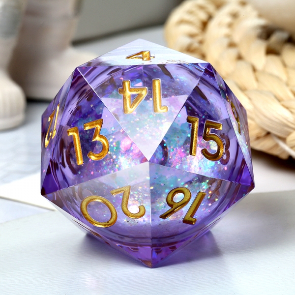 Dice Habit Jumbo D20 Spindown Counter [Ethereal]