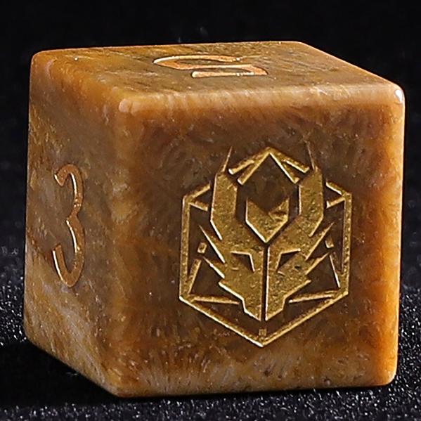 Dragon’s Hoard Dice Set - Coral