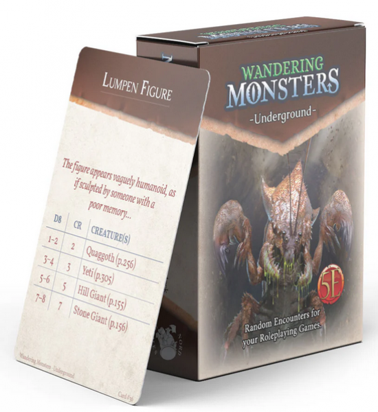 Wandering Monsters Deck: Underground (5E)