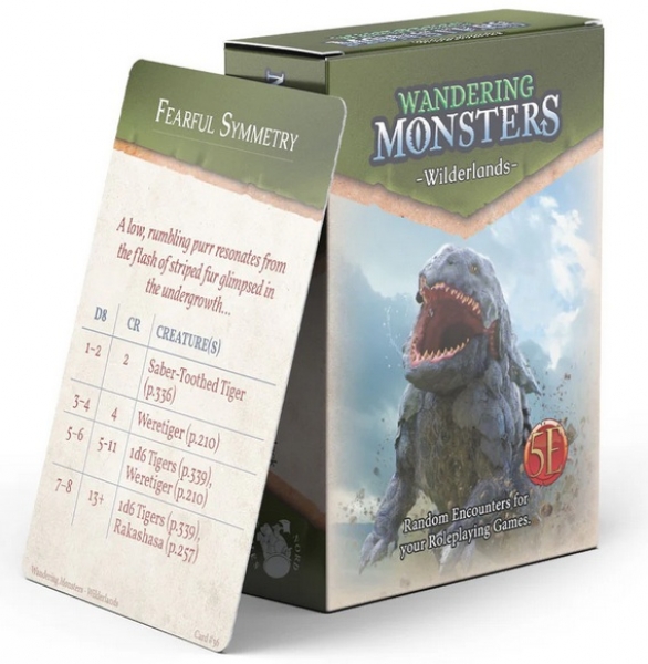 Wandering Monsters Deck: Wilderlands (5E)