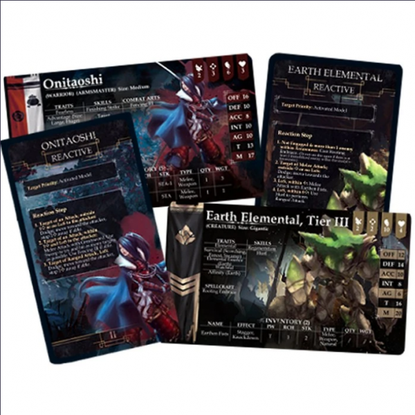 Eldfall Chronicles: Dungeon-Crawl Cards for 1st Edition Models