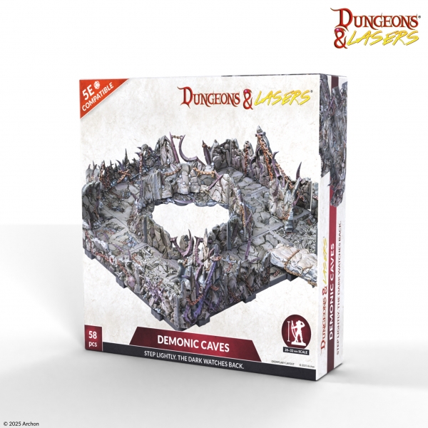 Dungeons & Lasers: Terrain - Demonic Caves