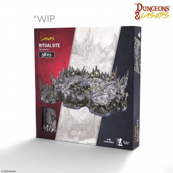 Dungeons & Lasers: Prisma Cast™ pre-painted Terrain - Ritual Site