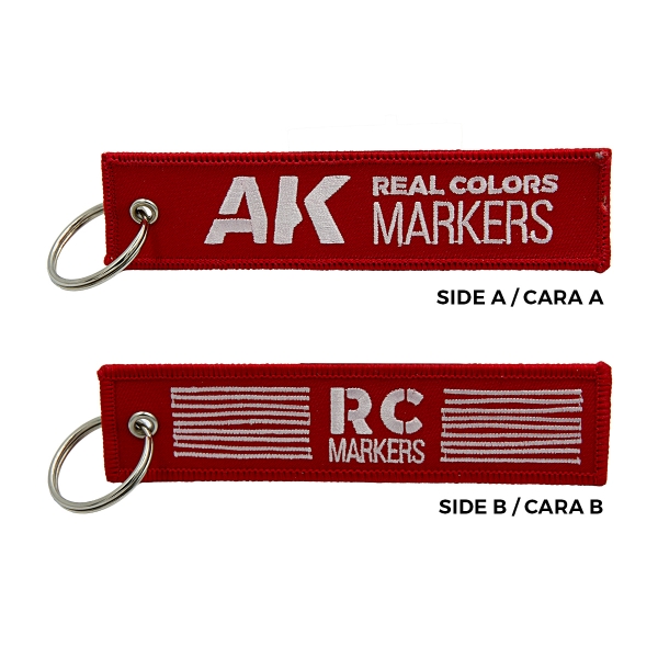 AK Interactive: Real Colors Markers Fabric Keychain