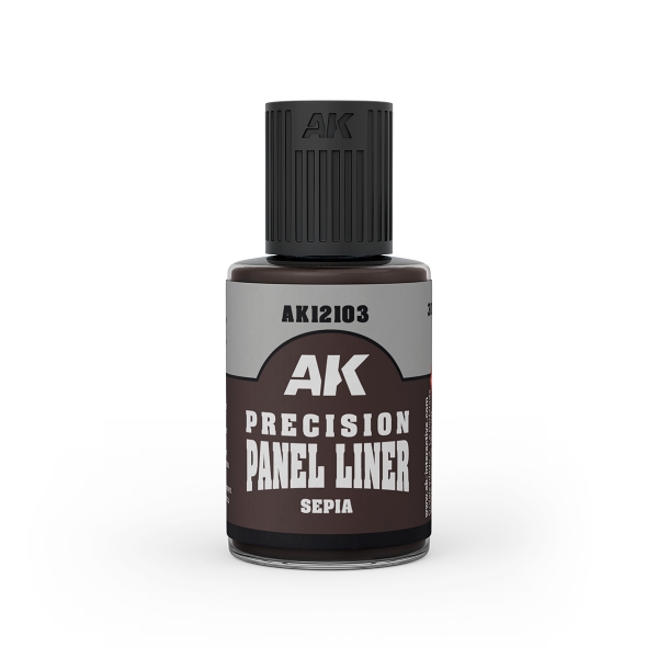 AK-Interactive: Precision Panel Liner Sepia