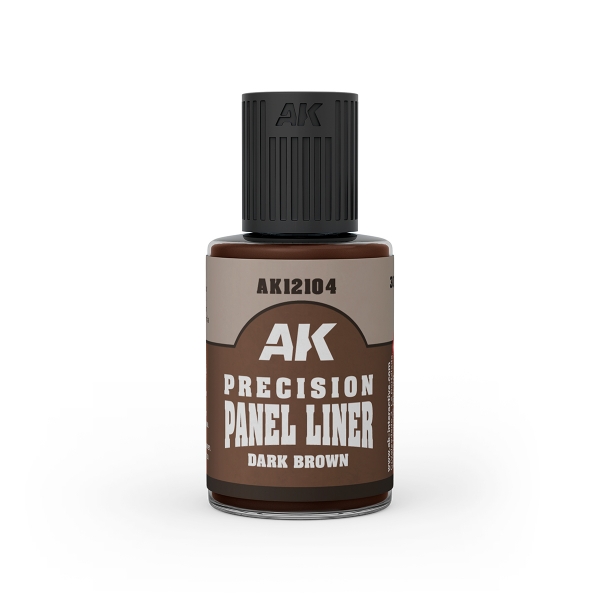 AK-Interactive: Precision Panel Liner Dark Brown