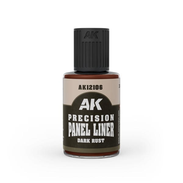 AK-Interactive: Precision Panel Liner Dark Rust