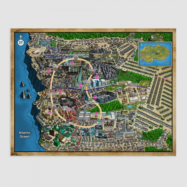 Poster Map of the Edge (Over the Edge 3E)