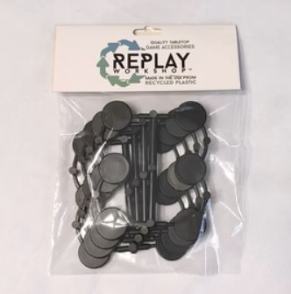 Replay Miniatures Bases 1'' Round